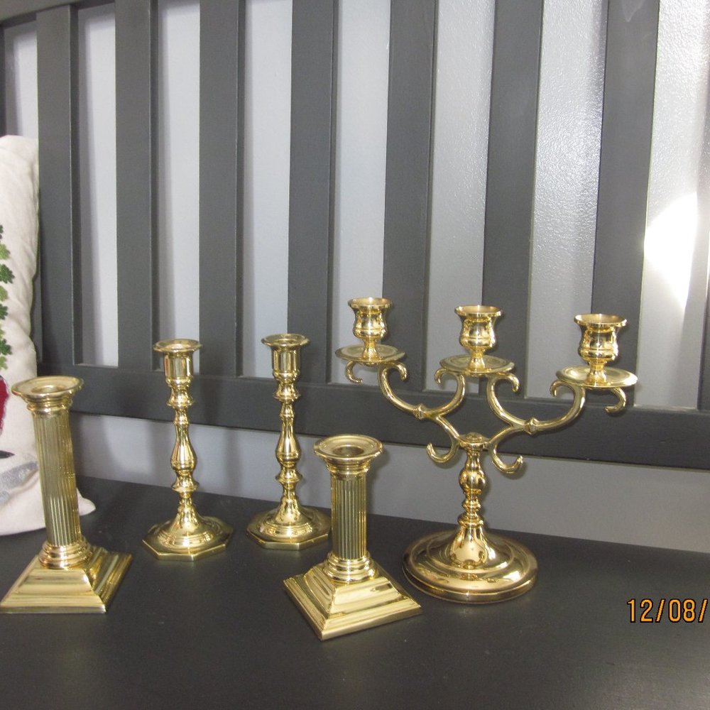 Baldwin candelabra and sticks